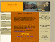 Tablet Screenshot of cityofbovey.org